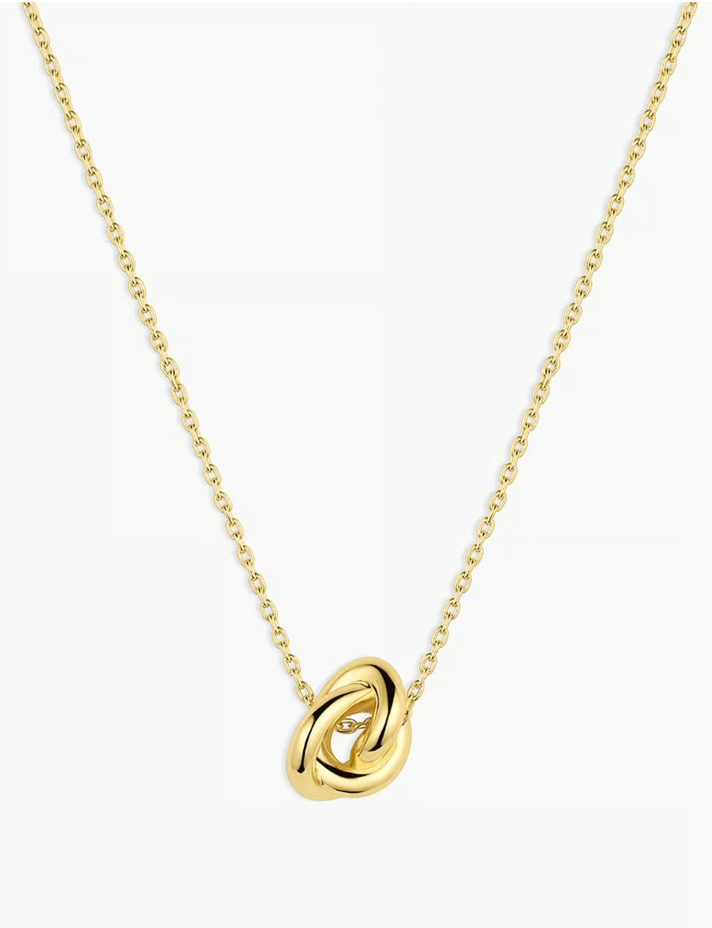 Infinity Knot Necklace, Gold