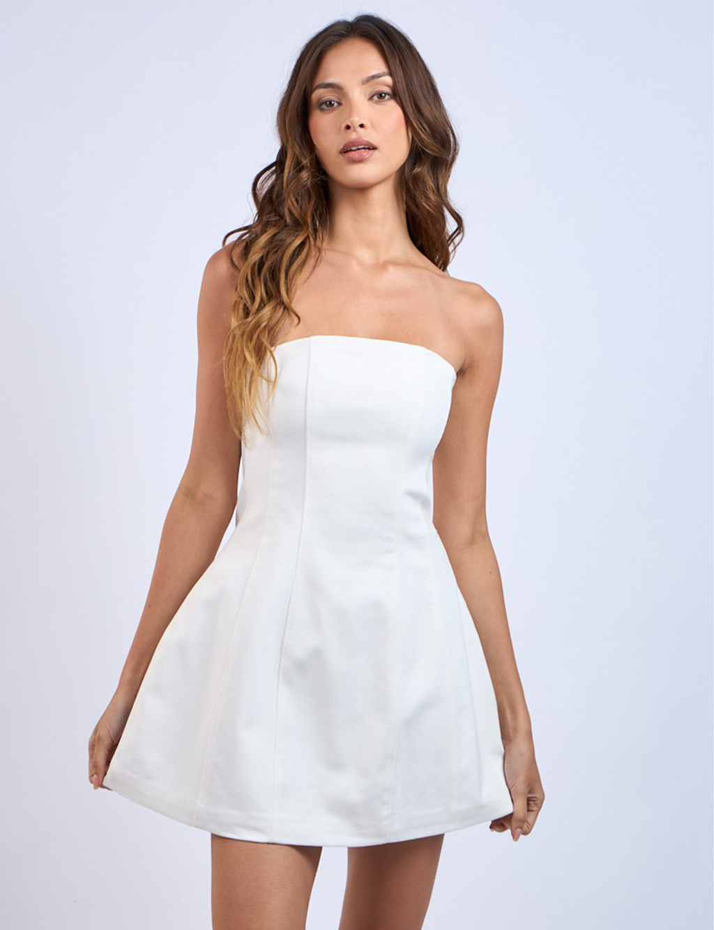 Victoria Mini Dress, White