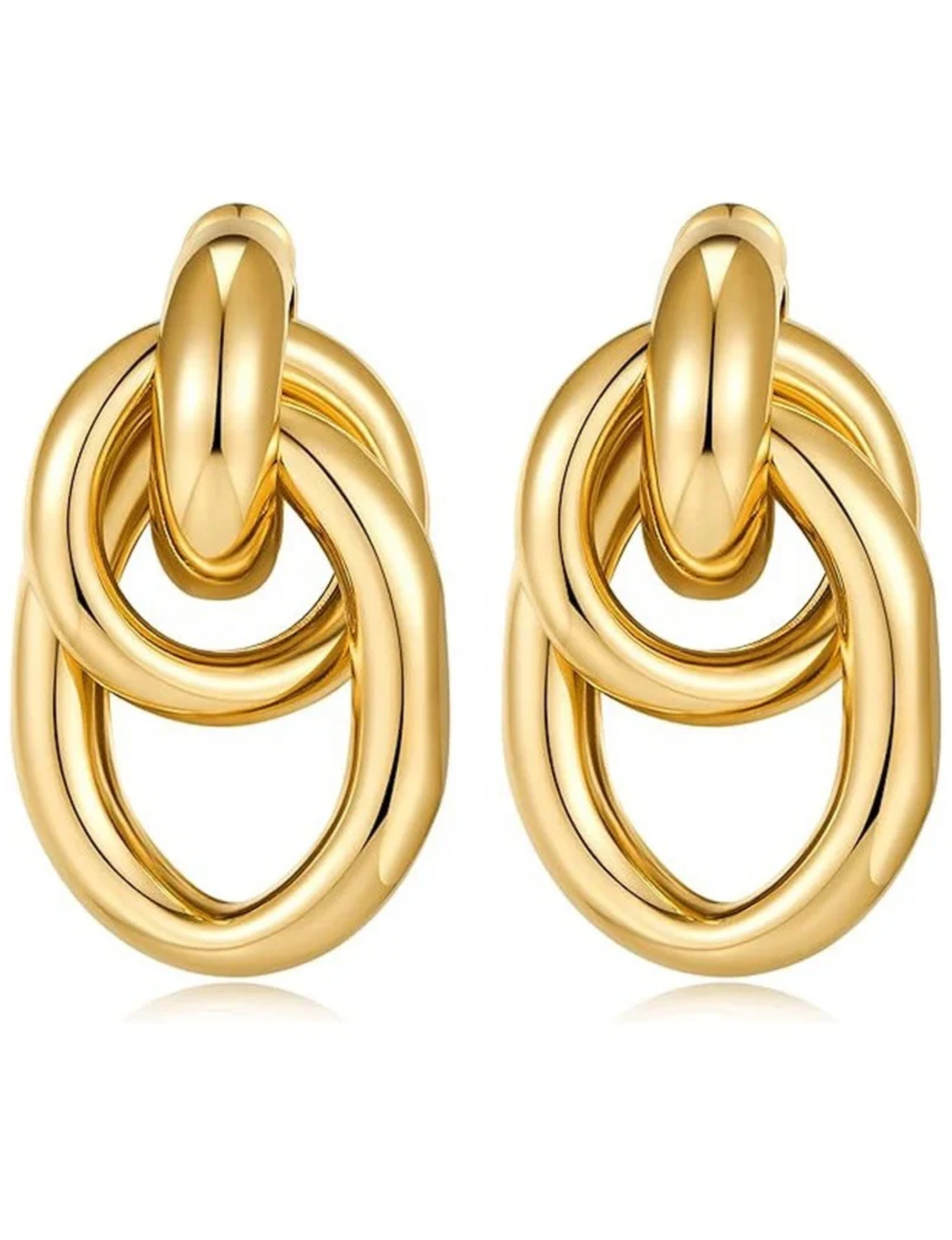 Andy Knot Earring, Gold
