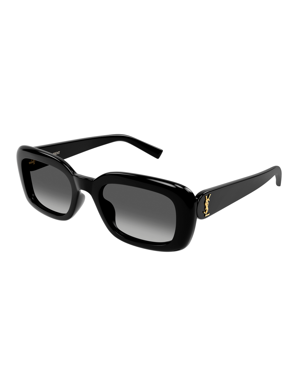 Monogram Perle Rectangle Sunglasses, Black/Grey