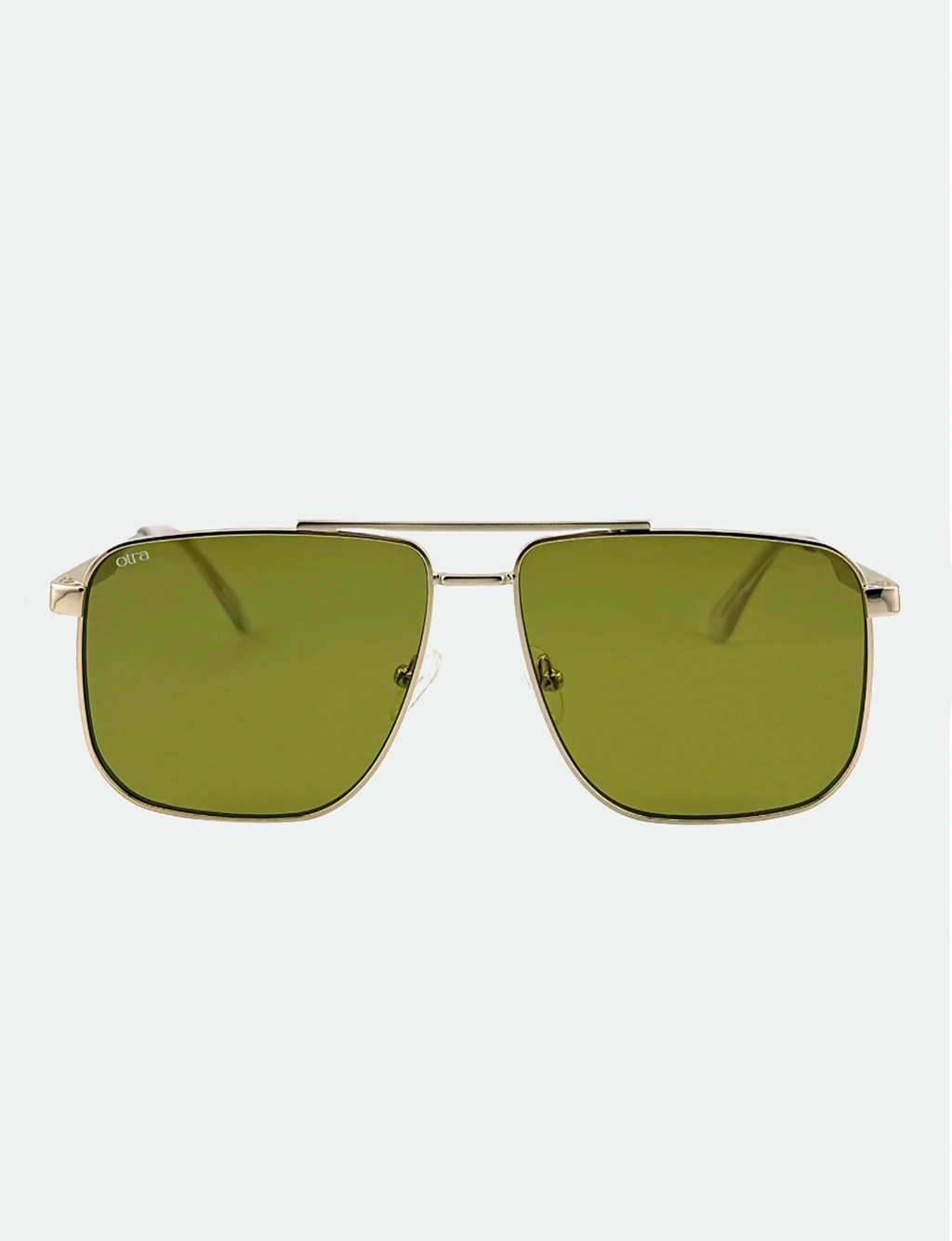 Sorrento Sunglasses, Gold/Green
