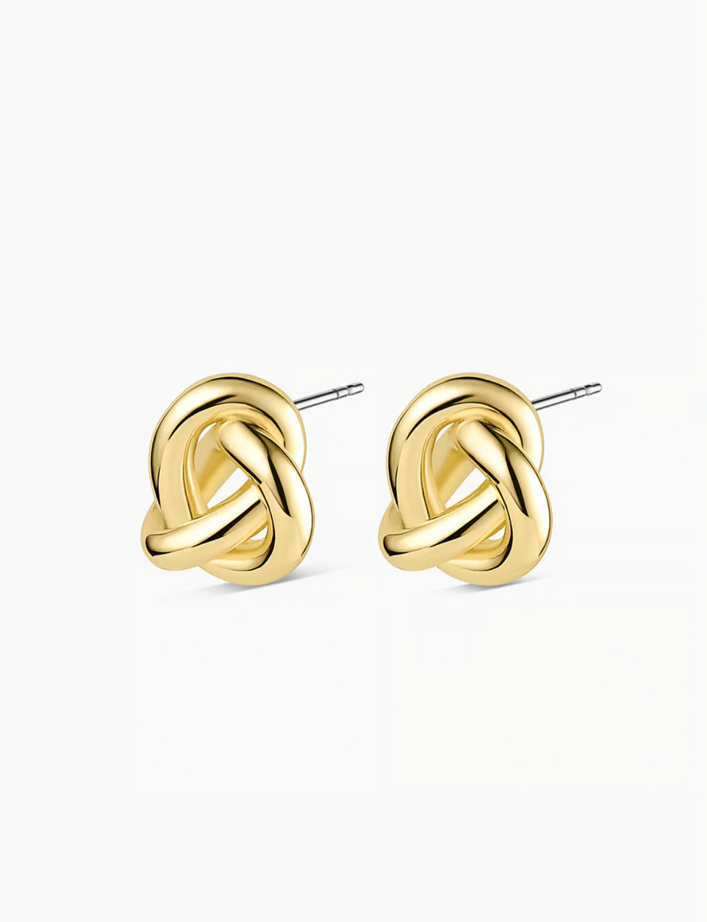 Infinity Knot Studs, Gold