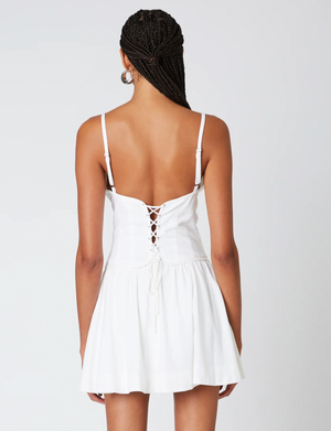Amber Dress, White