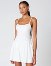 Amber Dress, White