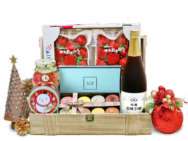 Christmas Gift Hamper - Christmas Permium Japanese Strawberry Gift Hamper M9 - L76603692 Photo