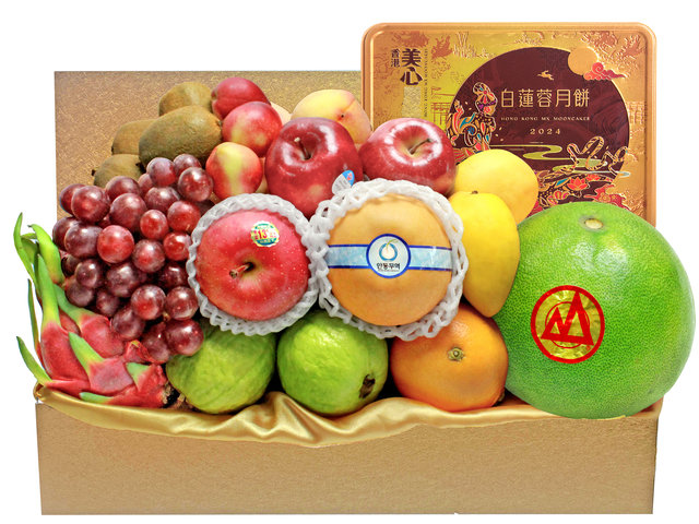 Mid-Autumn Gift Hamper - Mid Autumn Maxim's Mooncake Fancy Fruit Hamper FH162 - L140381 Photo