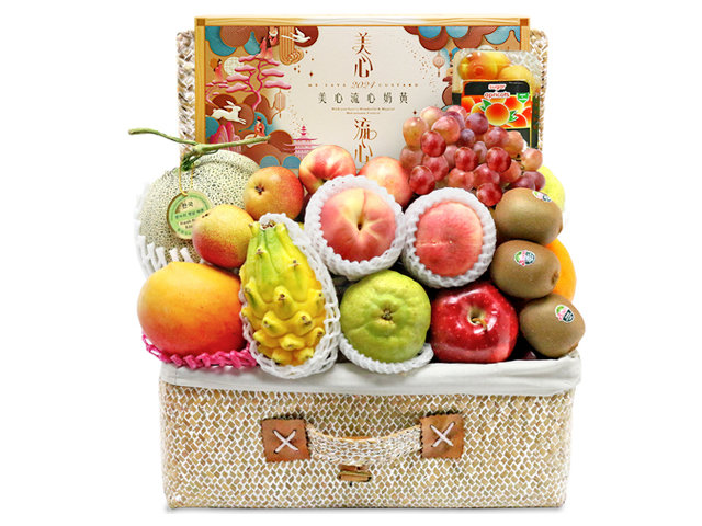 Mid-Autumn Gift Hamper - Mid Autumn Maxim's Mooncake With Fruit Hamper FH103 - L76601329C Photo