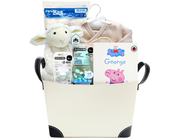 New Born Baby Gift - New Born Baby Gift Basket NB17 - L36667824 Photo