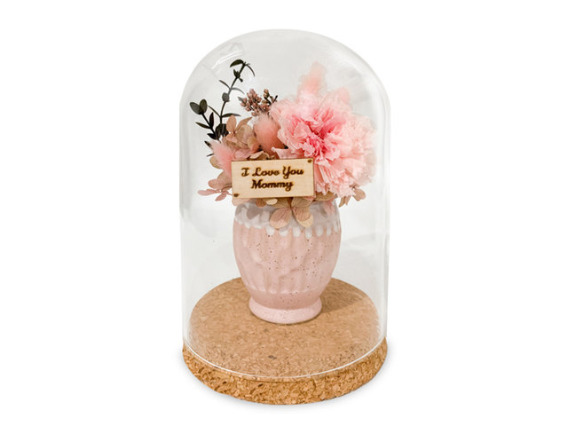 Preserved Forever Flower - Delicate Preserved Flower Vase Decoration A4 - MR0330A4 Photo