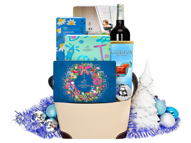 Wine n Food Hamper - Christmas Permium Food Gift Hamper X24 - XH1124A4 Photo