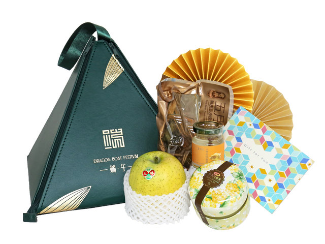 Wine n Food Hamper - Dragon Boat Festival Fruit with Rice Dumpling Business Gift Pack DB06 - DBFG0518A3 Photo