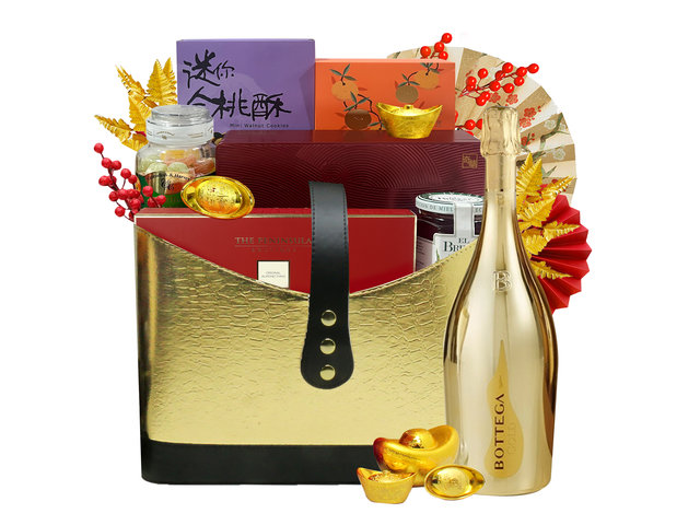 新年果籃Hamper - 農曆新年中國禮物籃 1224B8 - CHC1224B8 Photo